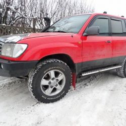 Пороги для Toyota Land Cruiser J100 (1998-2007) (бензин)